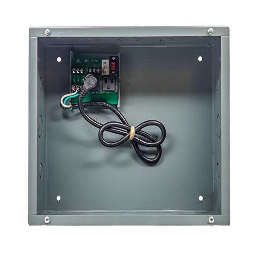 Functional Devices PSH2RB10 UPS Power Control Center 2.75" Track Mount in 12" x 14" x 6" Metal Enclosure
