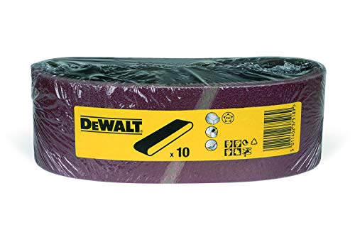 DEWALT Abrasif pour ponceuses a bande - multi-usages 75x533mm grain 150 10 pièces DT3305-QZ