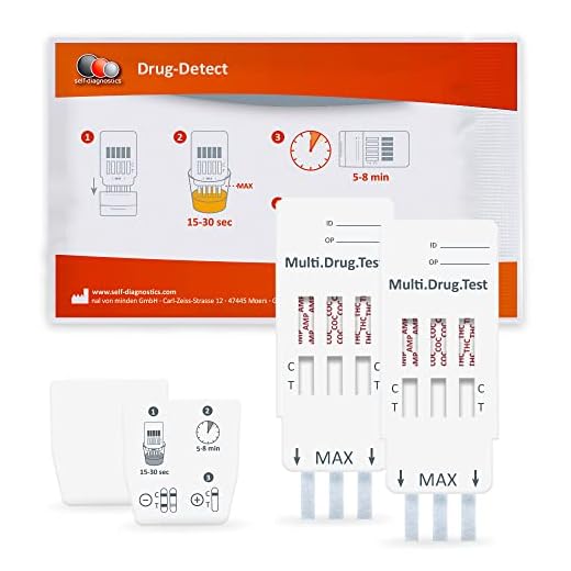 self-diagnostics Test rápido Multidrogas Multi 3E - 2 Tests - AMP, COC, THC