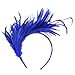 Produktbild Barlingrock Vintage Feder Haar Stirnband Hochzeit und königliche Rassen Damen Bunte Burlesque Headpiece Flapper Straußenfeder Phantasie Stirnband farbige Feder Stirnband Kopfschmuck