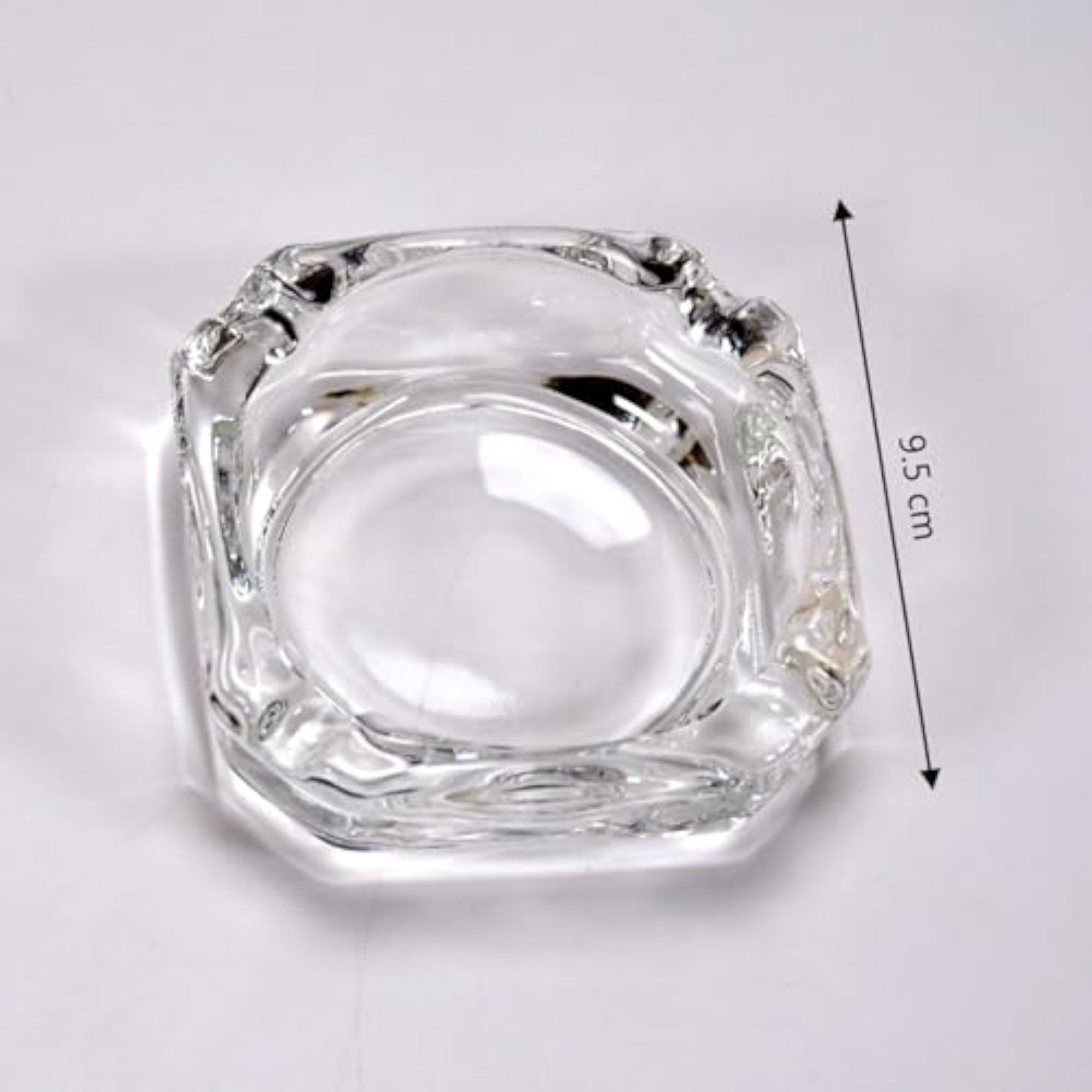 Glass Brunswick Cigar & Cigarette Ashtray, Round Design