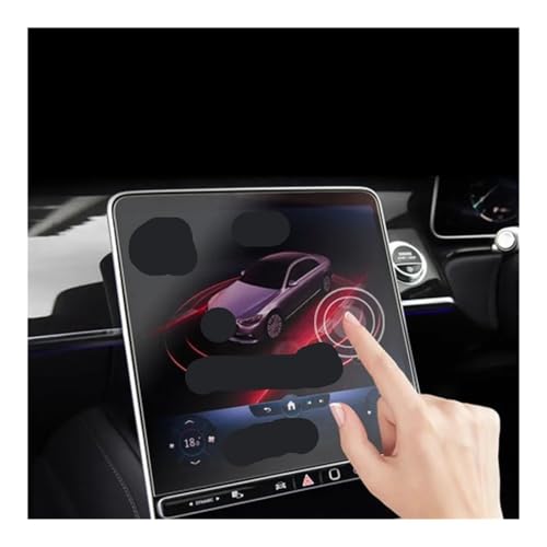 Verre trempé Classe S W223 résistant aux rayures pour écran de navigation 12.8"