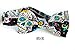 black sugar skull bow tie - day of the dead Mexican pre-tied and self tie bow ties - folkloric skulls design pocket square - Dia de los Muertos - cotton handmade - fiesta wedding party groom bowtie
