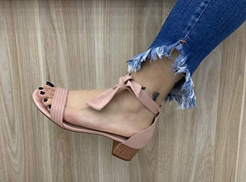 Sandália de Salto , Moleca, Feminino, Preto/Preto, 34