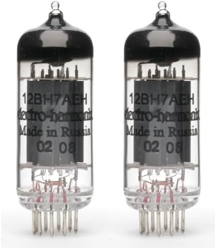 Pair of Electro-Harmonix 12BH7 EH Preamp Vacuum Tube