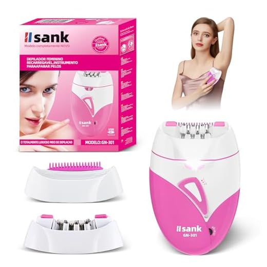 Depilador Eletrico Feminino Depilador Facial Recarregável Aparador de Pelos do Corpo Barbeador Eletrico 110V/220V, Portátil e fácil de Usar