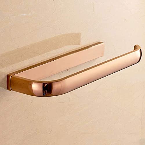 Porte-serviette à bras ouvert or rose pour optimiser le rangement maison