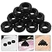 Amosfun 50pcs Dual Sided Cable Grommets Wide Slot Rubber Seal Rings for Wiring for Industrial and Outdoor Applications Reliable Dust and Moisture Protection