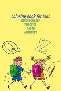 Paperback Coloring book for kids .kindergarten practice paper /alphabet: kids drawing journal notebook Book