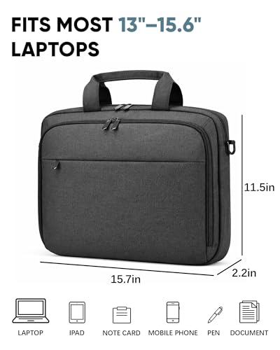 Bolso para laptop Bulado resistente al agua 15.6 pulg miniatura 5