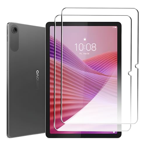 Rojeuinn 2 Unidades de Cristal Protector Compatible con Lenovo Tab 10.1' 2025,Protector de Pantalla...
