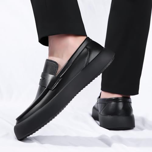 Comfort Men's Genuine Cowhide Daily Loafer Driving Flats Flexible Walking Boat Shoes2