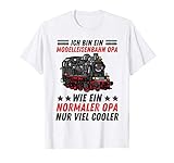 Spur TT, Spur Z, Spur H0, Spur N. Witziges Design mit: Ich bin ein Modelleisenbahn Opa wie ein normaler Opa nur viel cooler. Cooles Geburtstagsgeschenk für Lokführer, Modellbahn & Eisenbahn in Pension oder Rente. Genieße das Leben in vollen Zügen.