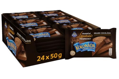 OPAVIA Kolonáda Galletas de Chocolate Triangulares 24 x 50 g