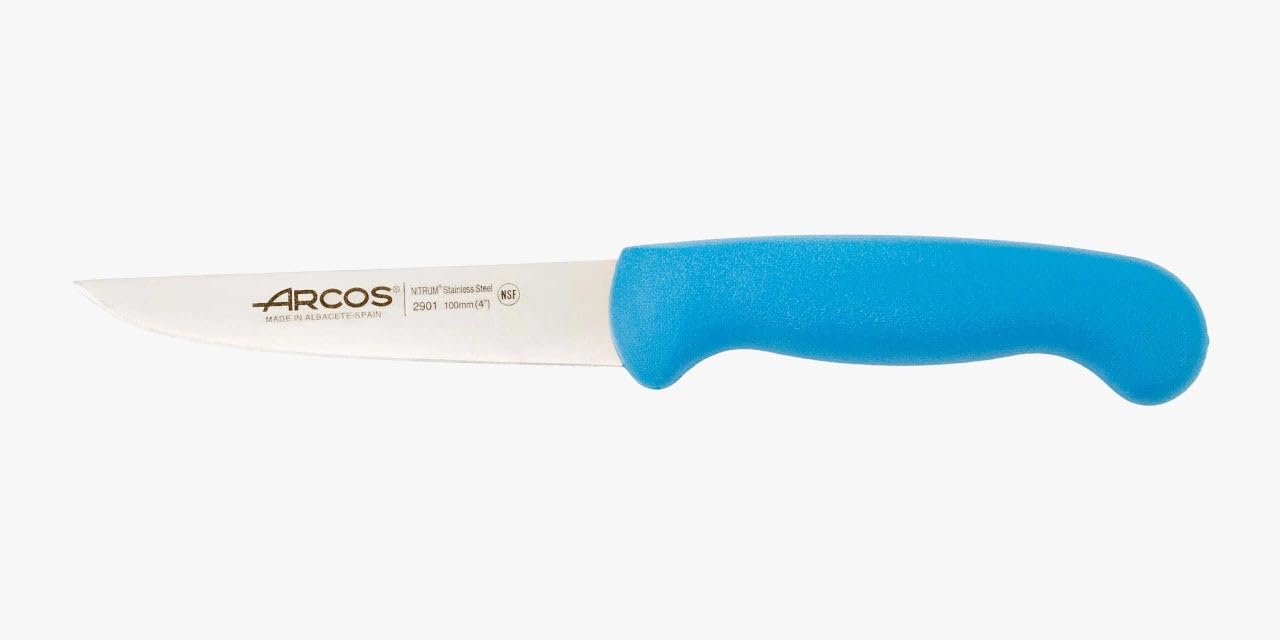 Arcos Cuchillo Chef con Hoja Acero Inoxidable Nitrum 200 mm. Cuchillo Cocina Profesional multipropósito. Mango ergonómico Polipropileno. Serie 2900. Color Negro. — view 39