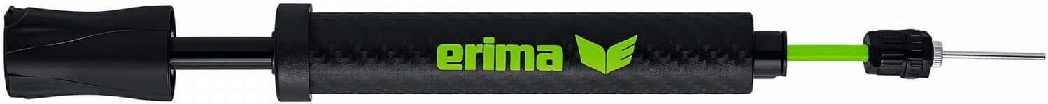 Erima Unisex Luftpumpe 8 Zoll (7242001), schwarz/Green Gecko, 0