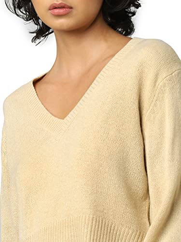 Image of Only Women's Acrylic V-Neck Sweater
