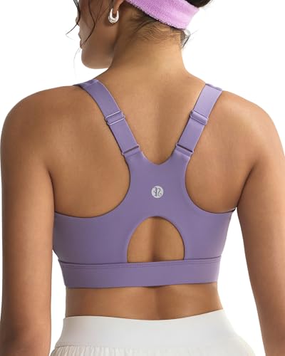 Image of RUNNING GIRL High Impact Sports Bras for Women, High Support Running Adjustable Workout Sports Bras with Sewn in Pads