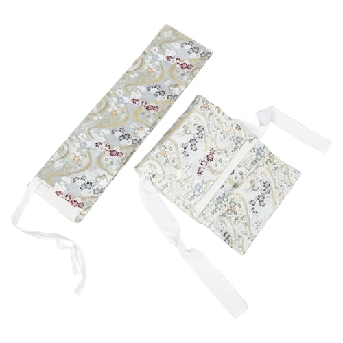 Ceinture japonaise kimono jacquard haut de gamme avec coussin de maintien floral