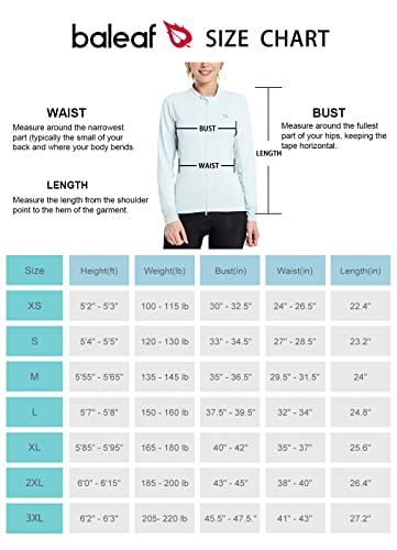 BALEAF Women's Long Sleeve Cycling Jersey Bike Shirts Sun Protection Running Jacket UPF 50+ Pockets - Image 8