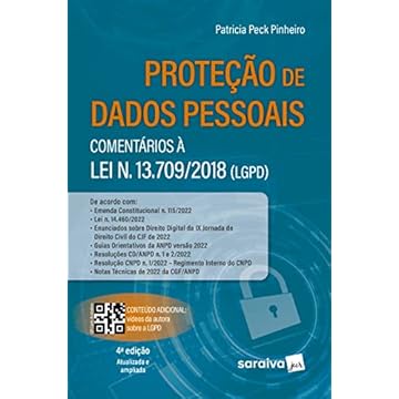 Capa do livro Proteção de Dados Pessoais: Comentários À Lei N 13709/2018 (Lgpd) - 4ª edição 2023