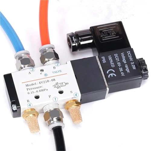 Válvula neumática 4v210-08 de 220V con control direccional rápido y estanco 2