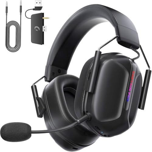 Gvyugke Gaming Headset Wireless, Wireless Gaming Headset für Xbox Series X|S, PC, PS5, Mac, Switch,...