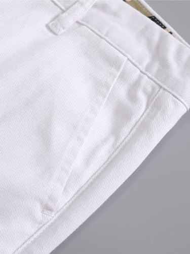 Men's Classic-Fit Straight Casual Fashion Non-Stretch Cotton Chino Pants3