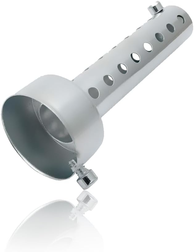 Motorcycle Stainless Steel Universal Exhaust DB Killer | 51mm Silencer Muffler for Enhanced Performance (Funnel Shape)