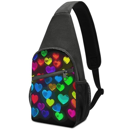 Mochila casual tipo sling para pecho y hombro miniatura 1