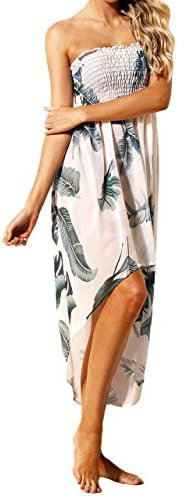 Eiffel Women's Chiffon Off Shoulder Summer Beach Swimsuit Cover ups Dress