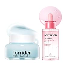 Torriden DIVE IN Hyaluronic Acid Soothing Cream 100ml 3.38 fl. oz + CELLMAZING Pore Perfecting Ampoule 30ml 1.01 fl. oz