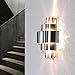 Produktbild Exklusive Design Wandlampe Aluminium Lichtmuster E14 Wandleuchte Treppe Flur Wohnzimmer