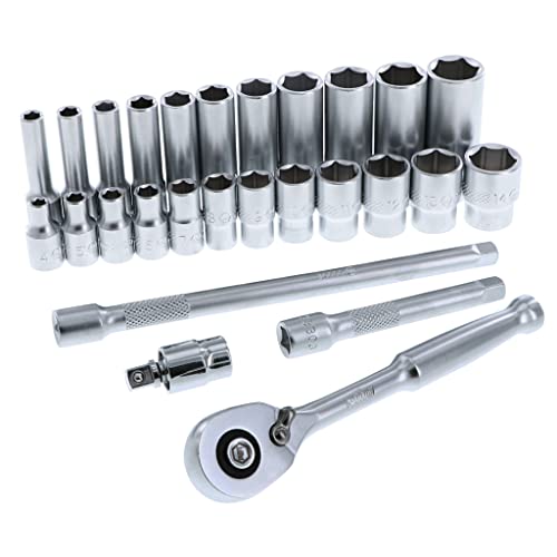 Wiha 33395 1/4 Inch Drive Socket Set, 27-Piece Standard and Deep Metric by Wiha - Image 6