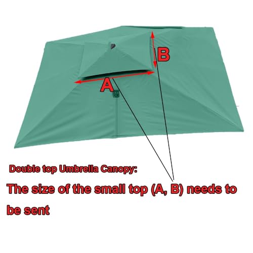 Toldo de repuesto para sombrilla ideal para patio y piscina 3