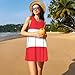 Austrian Flag Dresses for Women Summer Sleeveless Casual Flowy A-Line Dress, Lightweight Soft Fabric, Elegant Fit for Daily, Beach 3X-Large