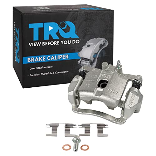 Image of TRQ Rear Left Brake Caliper w /Bracket Drivers Side