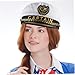 FRCOLOR Captain Hat for Adults Sailor Cap for Men and Women Nautical Costume Accessory for Parties Cosplay and Performance Fashionable Design