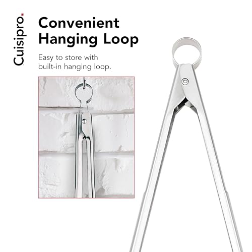 Cuisipro Stainless Steel Wide Grill/Fry Tongs, 12-Inch - image 7