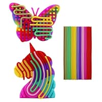 2 Stück Sensorisches Aktivitätstafel, Silikon Sensorik Activity Board mit 24 Silikonschnüre, Doppelseitiges Aktivitätsbrett, Sensorisches Fidget Spielzeug zur Autismus, ADHD, Beruhigung