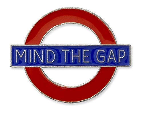 GWC Mind The Gap London Underground Roundel Metal Pin Badge