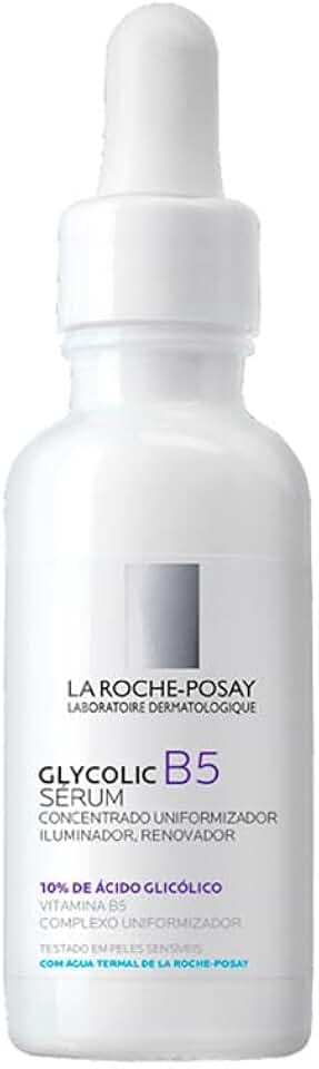 La Roche-Posay, Glycolic B5 Sérum Retexturizador e Renovador com 10% de Ácido Glicólico e Vitamina B5 30ML