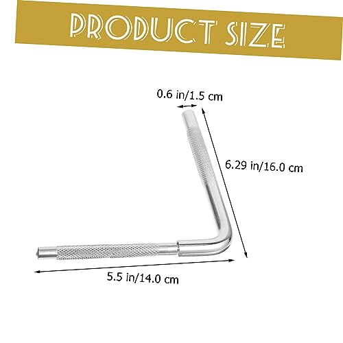 Toyvian 1set Soporte para Cowbell con Abrazadera de Extensión para Percusión miniatura 4