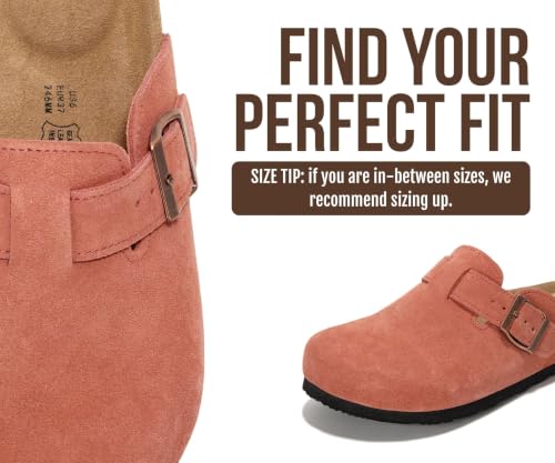 Image of Project Cloud 100% Genuine Leather Slip-ons Footbed Clogs for Women Sandals | Memory Foam Arch Support Slippers for Women; Trendy Slip-ons Women's Mules & Clogs Sandals; Non-Slip Outsole for comfort.