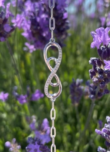 Image of Polar Light Signature Canadian Diamond Charm Bracelet in .925 Sterling Silver - Choice of Rolo or Paperclip Style Chain