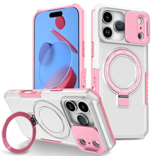 Coque iPhone 15 silicone avec anneau rotatif pour éviter les chutes de mobile