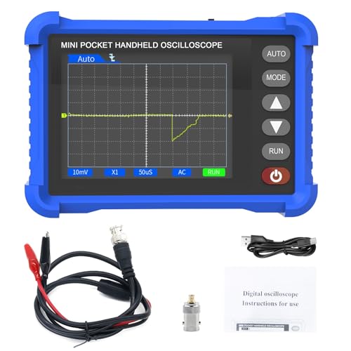 HoldPeak ミニデジタルポータブルオシロスコープ 250K 250kHz帯域幅 2.5MS/sサンプリングレート 電子機器の実用性 修理ツール