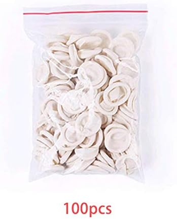 Disposable Fingertips Protector Gloves Natural Rubber Non-slip Anti-static Latex Finger Cots Fingertips Durable Tool 10 piece