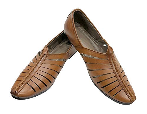 Mens Breathable Comfort Fashion Loafers Sherwani Shoes Indian Flat Ethnic2