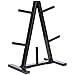 AmazonBasics 1" Weight Plates Rack - 23 x 12 x 25 Inches, Black
